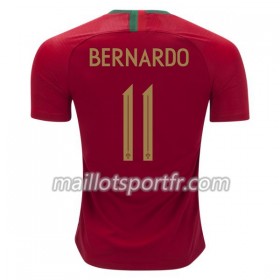Maillot de Foot Portugal Bernardo 11 Domicile Coupe du monde 2018
